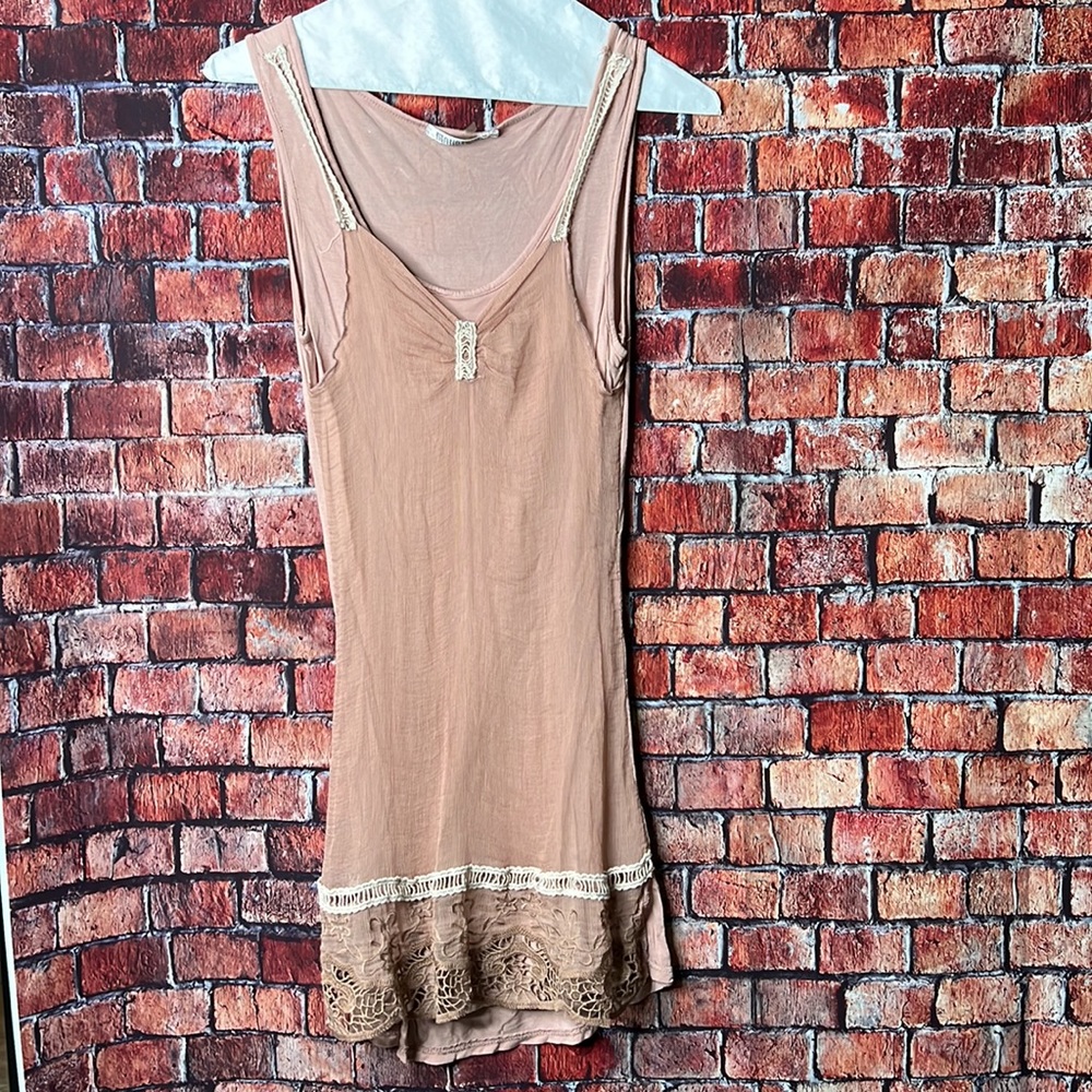 Monoreno | Nude Slip Dress